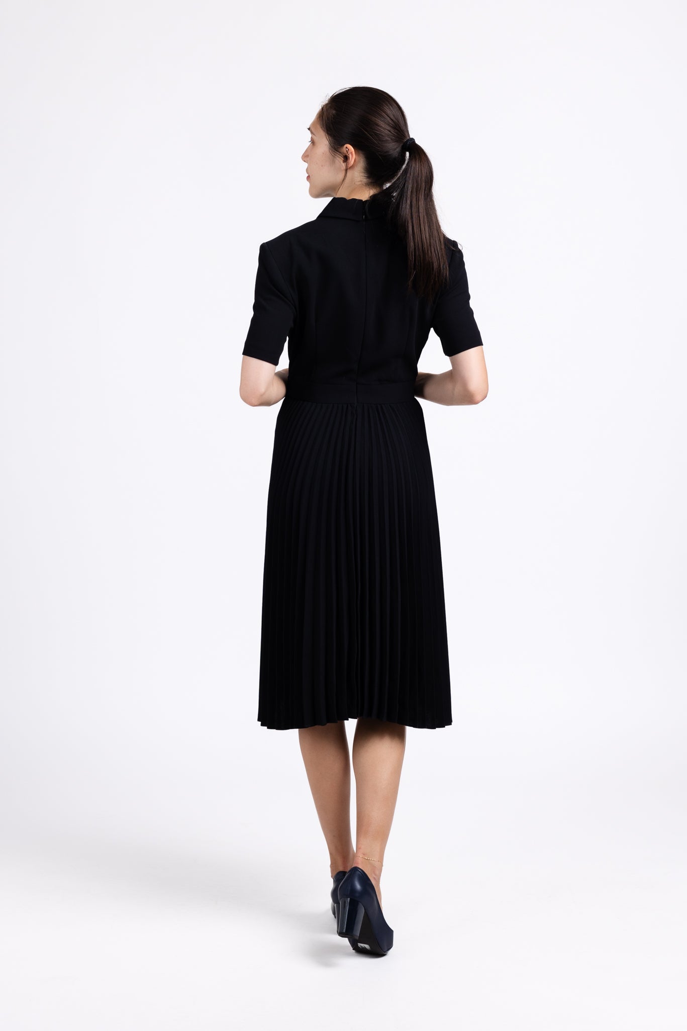 ELEANOR Tailored Belted Shift Dress