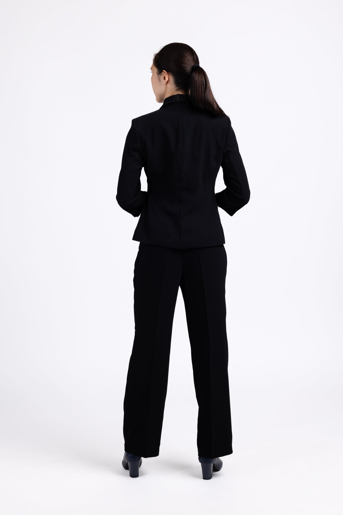Maeve Buckle Detail Belted Tailored Blazer