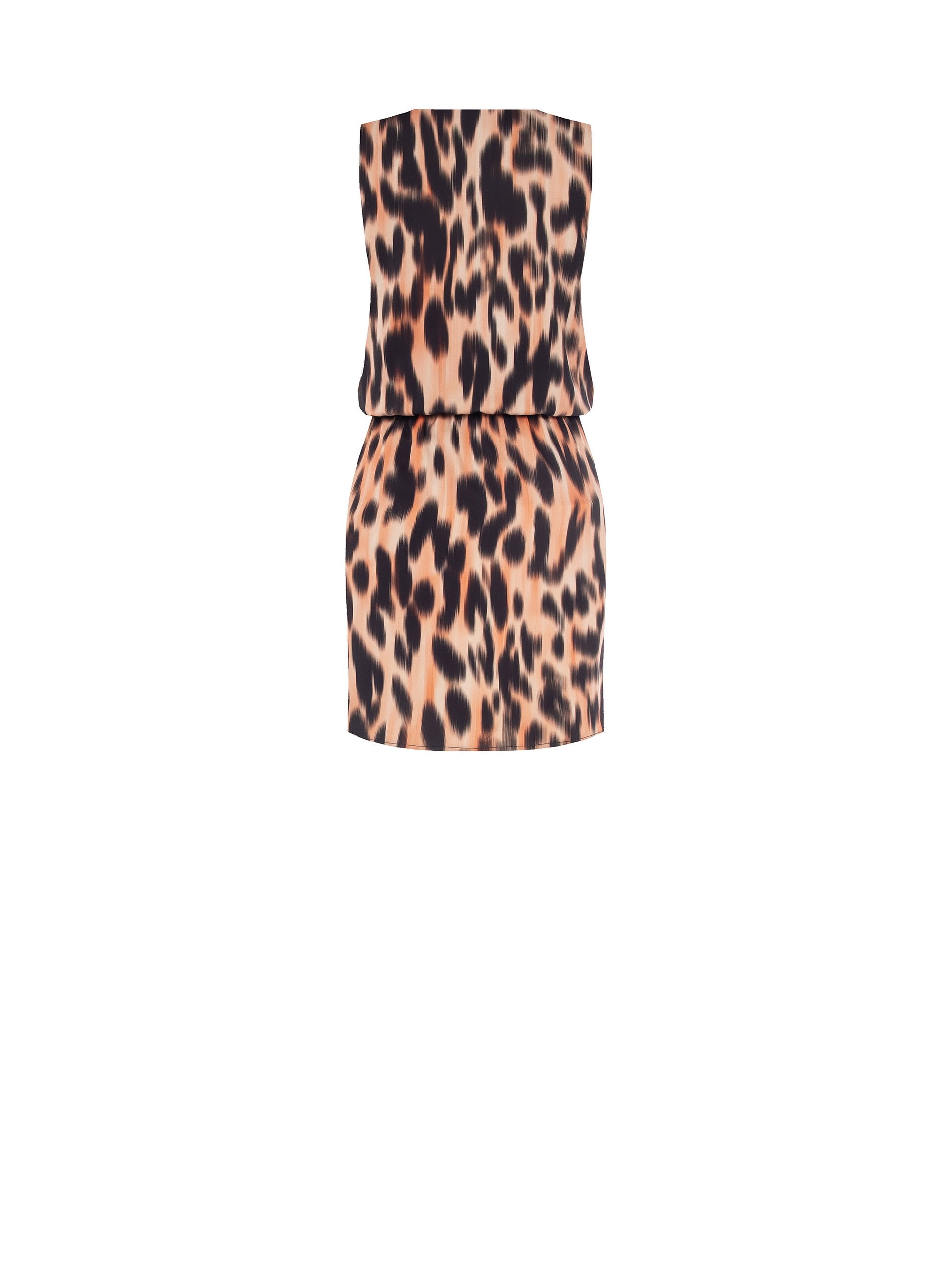 SERENA Leopard Print Short Dress