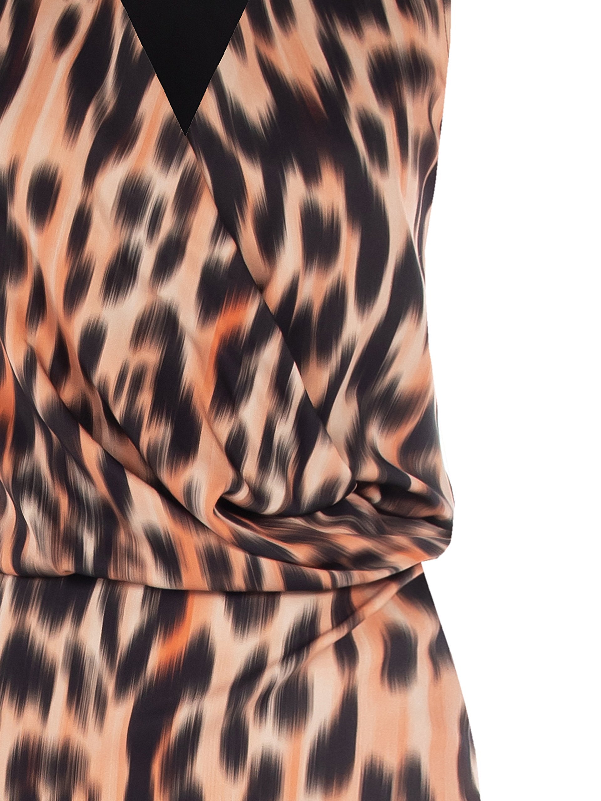SERENA Leopard Print Short Dress