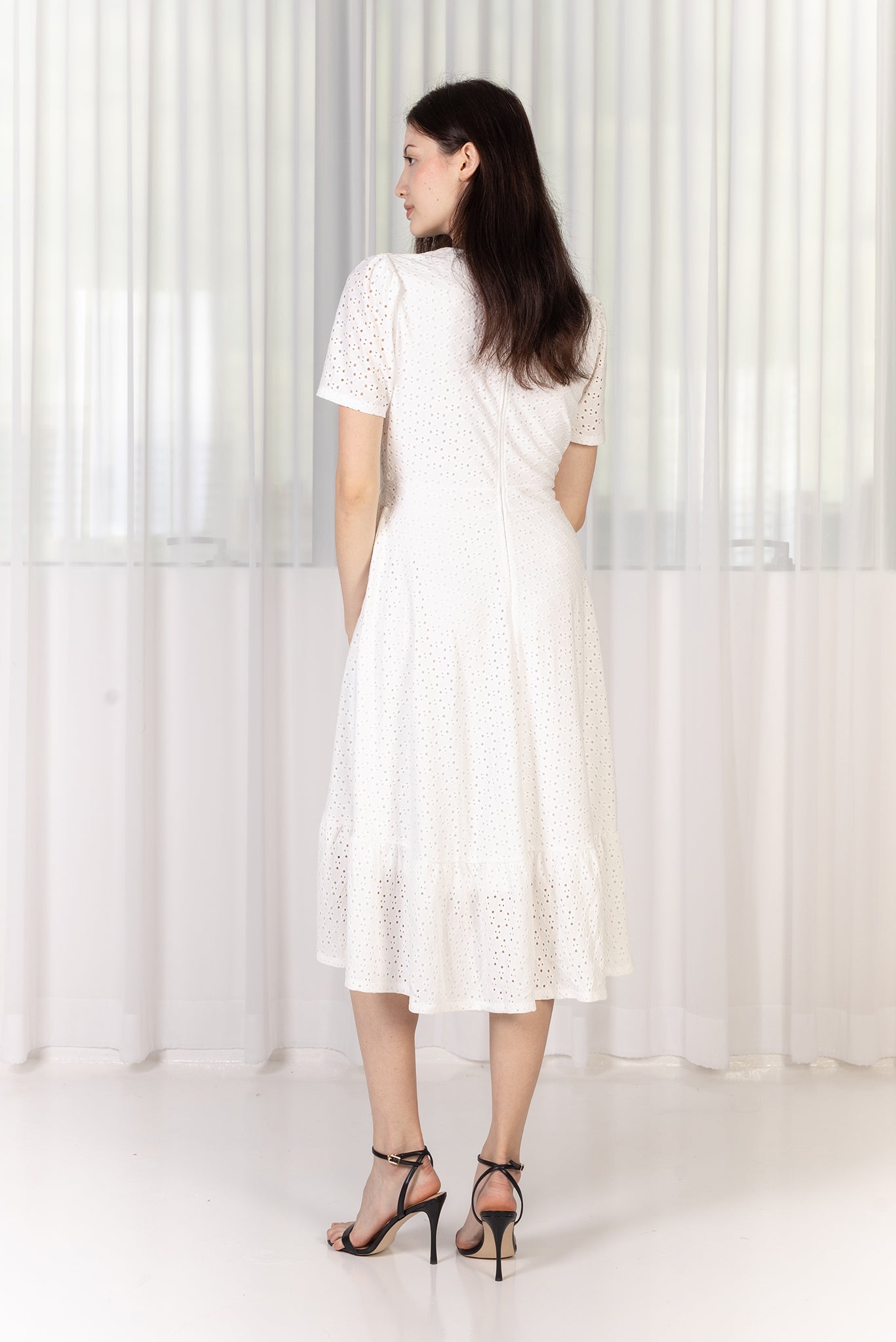 CELIA Wrap Dress (White)