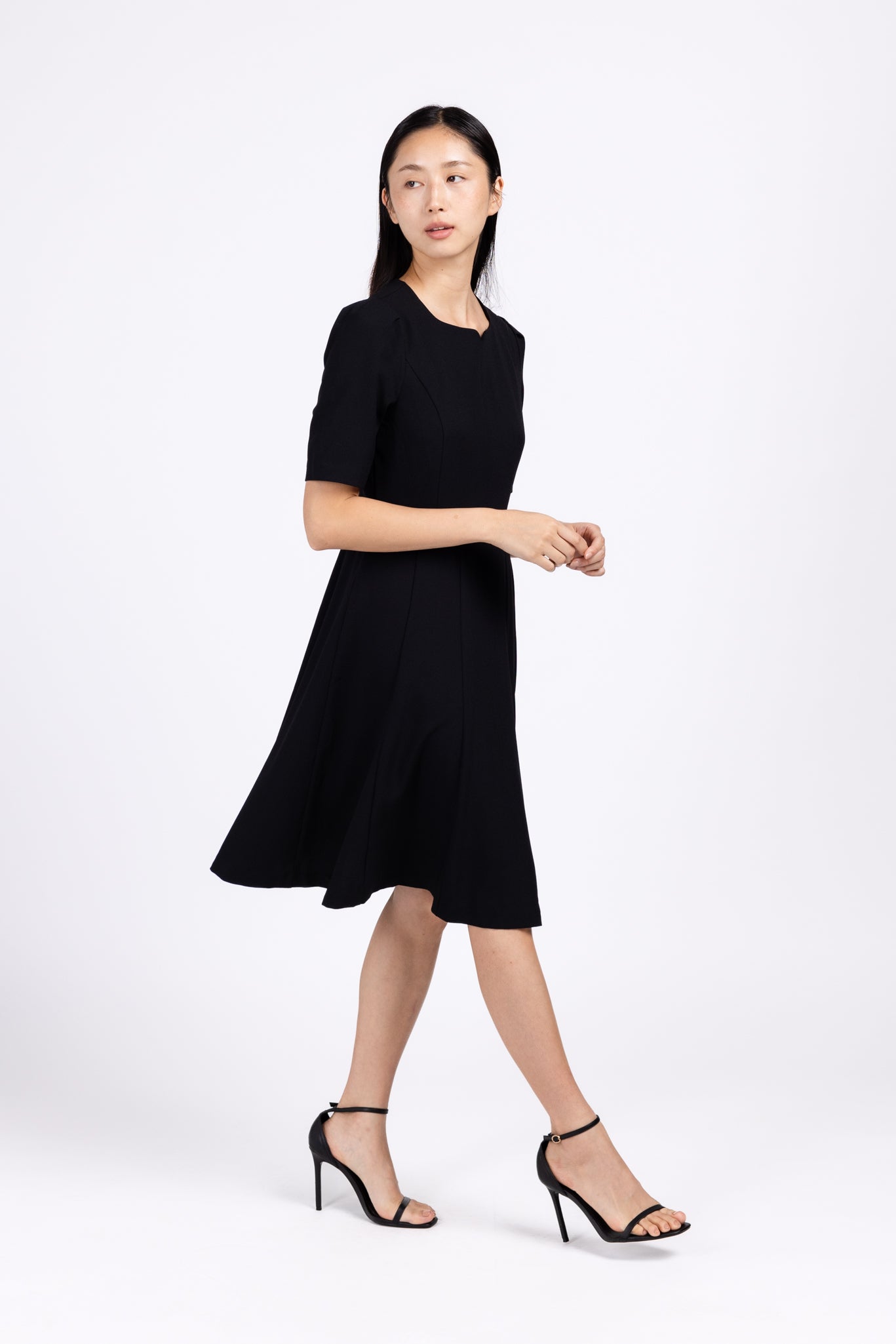 CANDICE Fit And Flare Midi Dress